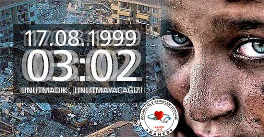 17 Ağustos 1999'da Kaybettiğimiz Vatandaşlarımızı Anıyoruz